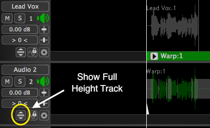 Warp - Show Full Height Track